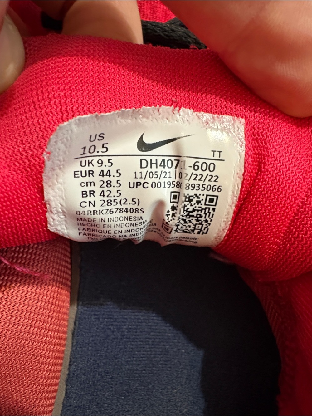 Nike Air Zoom Pegasus 39 Siren Red Running Shoes - Picture 7 of 11